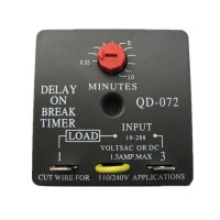 Retardador de Tiempo para Refrigerador 3seg a 10min Amperes 18 Voltaje 110/24 Voltaje CA o CD 1.5 Modelo QD-072 RTTMP0072 ERO